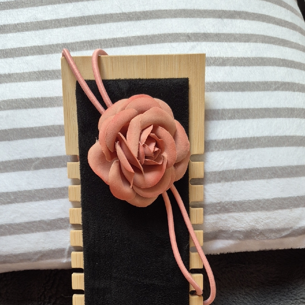 Pink Rose Hairband From Forever 21, New With Tags